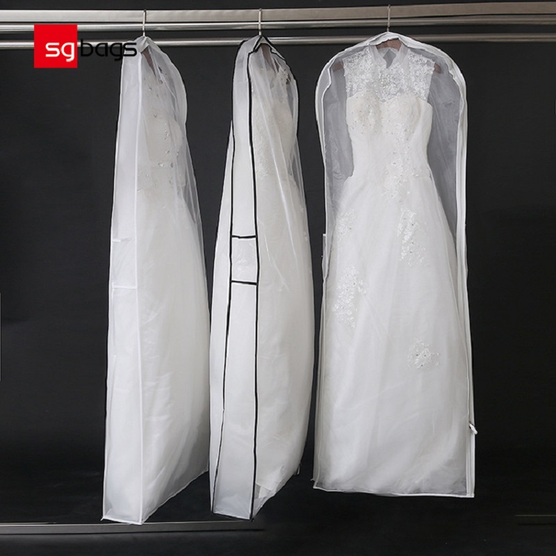 SGW08 2020 Tùy chỉnh in thêm áo dài cô dâu thoáng khí Dress Dress Cover Túi may cho váy cưới