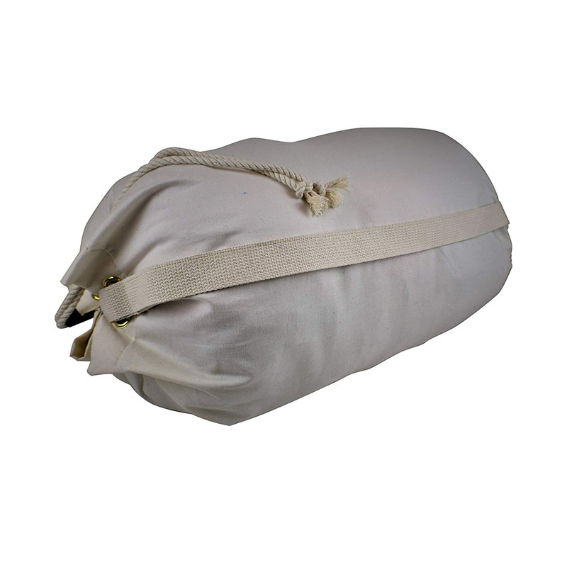 SG71 Eco-Friendy organic Cotton canvas Duffele printable Hotel Dragtring Laudary Wash bag Heavy Duty